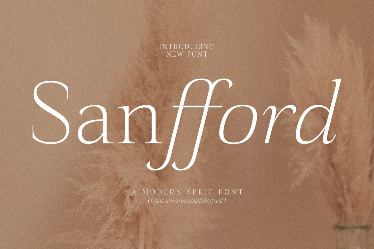 Sanfford Regular Font preview