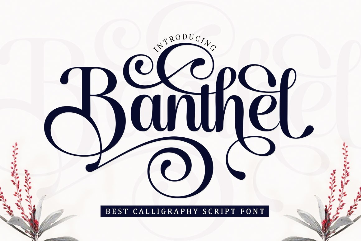 Banthel Regular Font preview