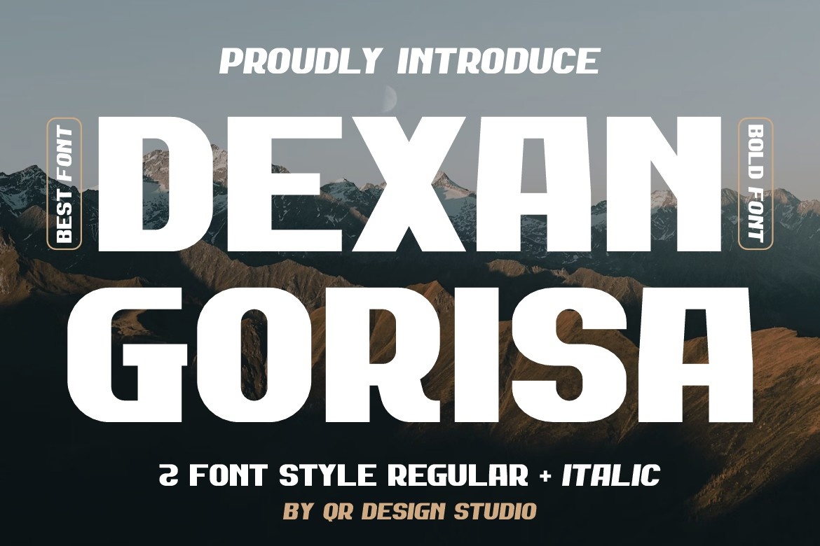 Dexan Gorisa Italic Font preview