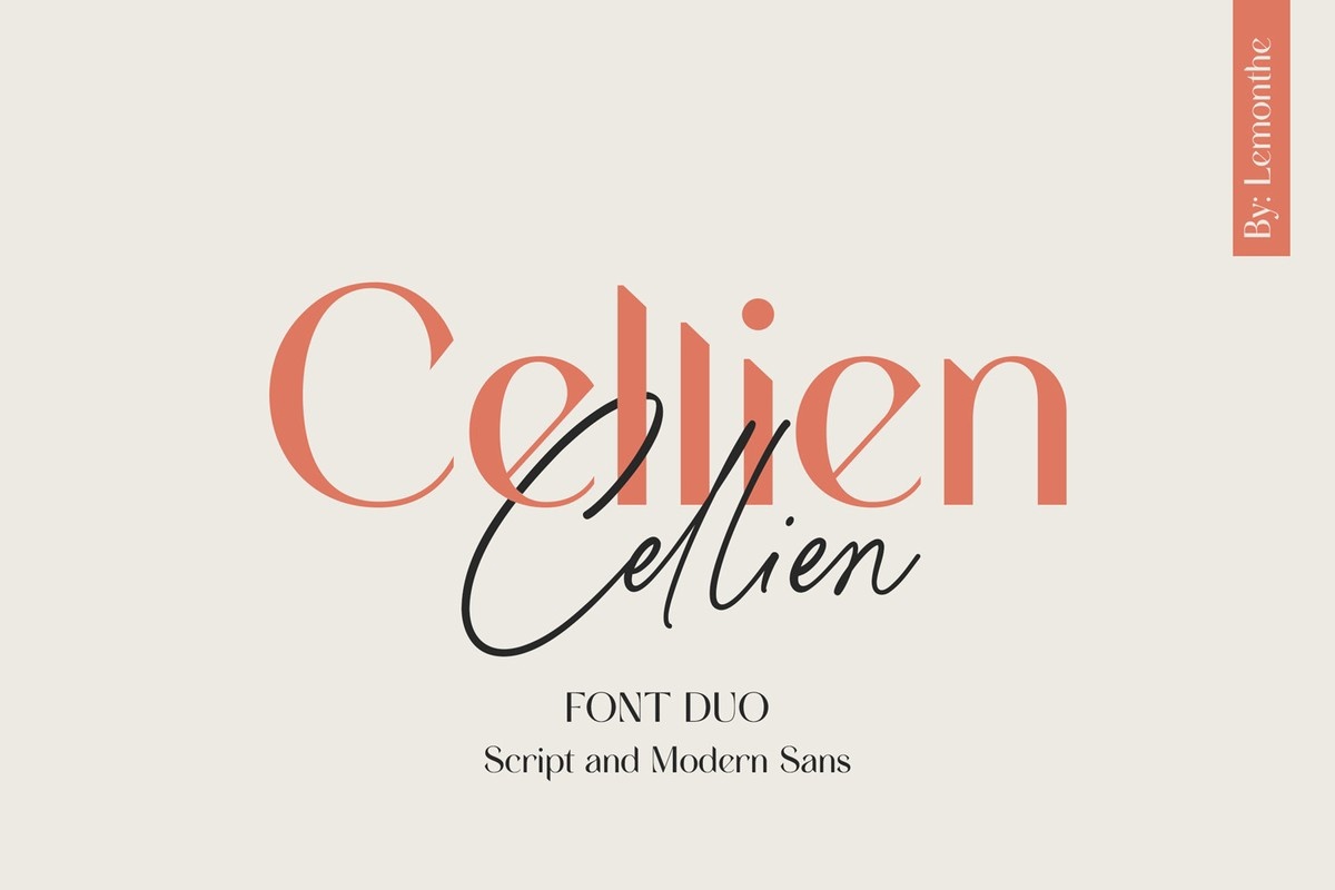 Cellien Font preview