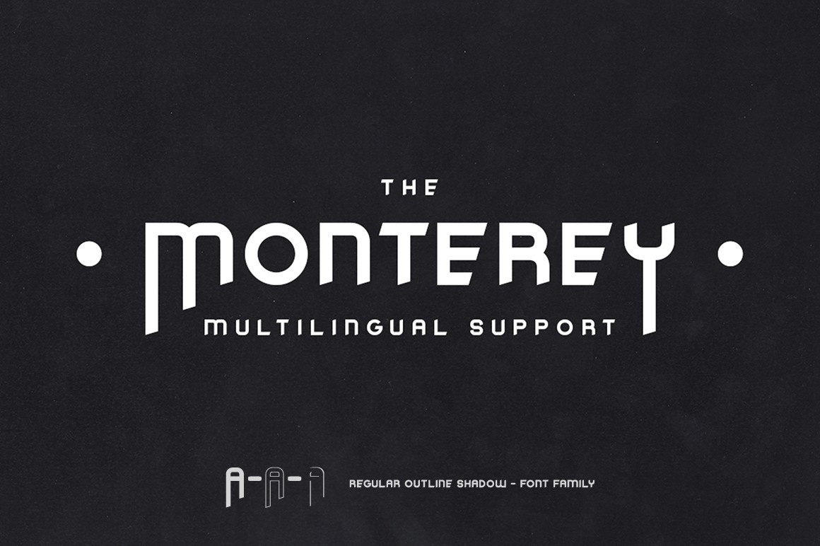 The Monterey Font preview