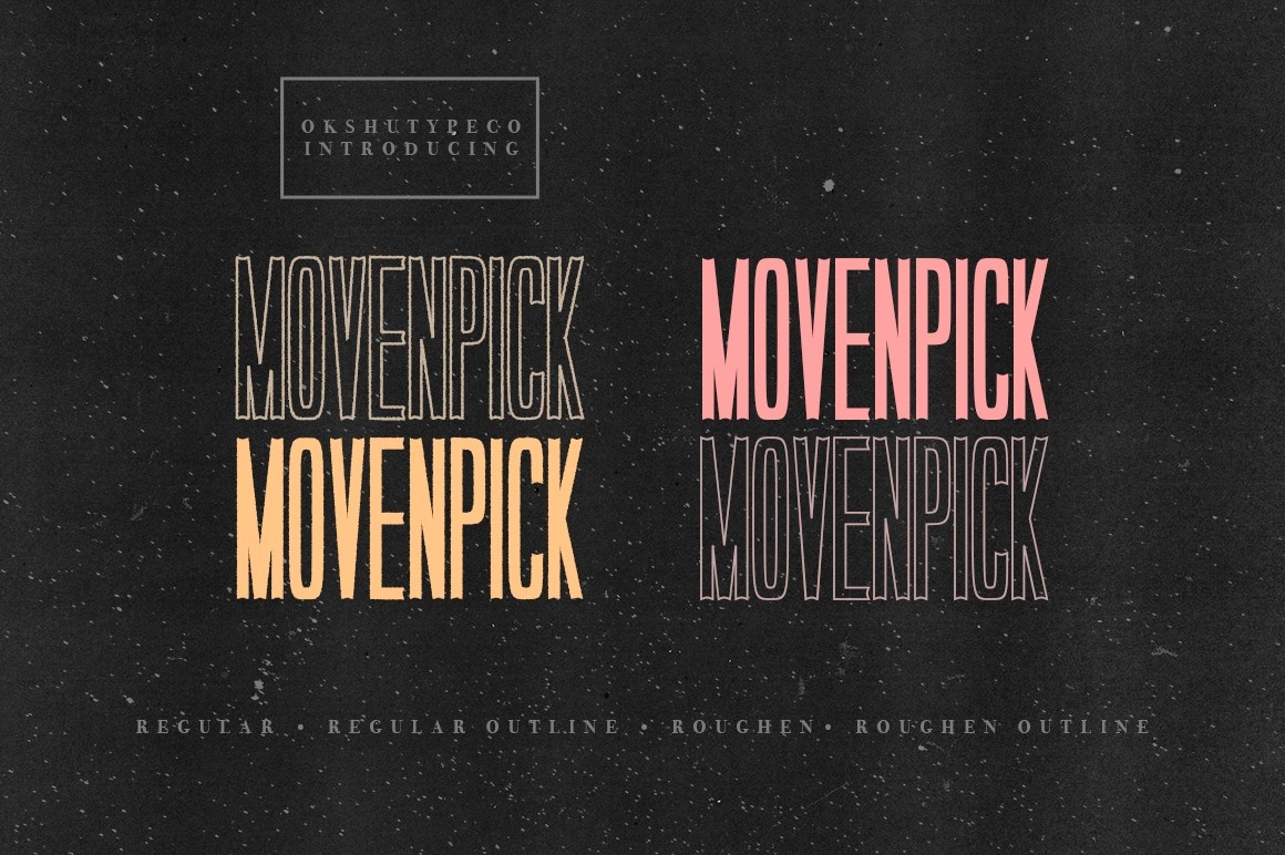 Movenpick Font preview
