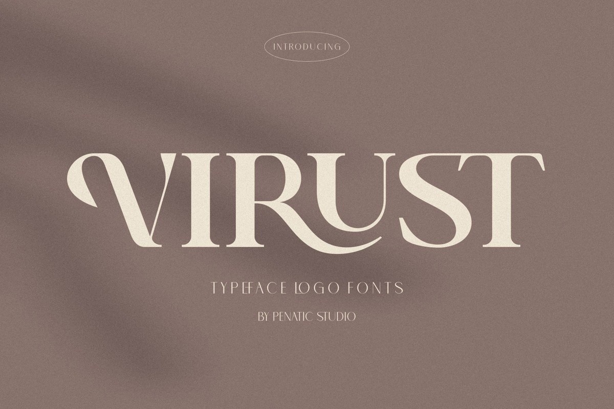 Virust Regular Font preview
