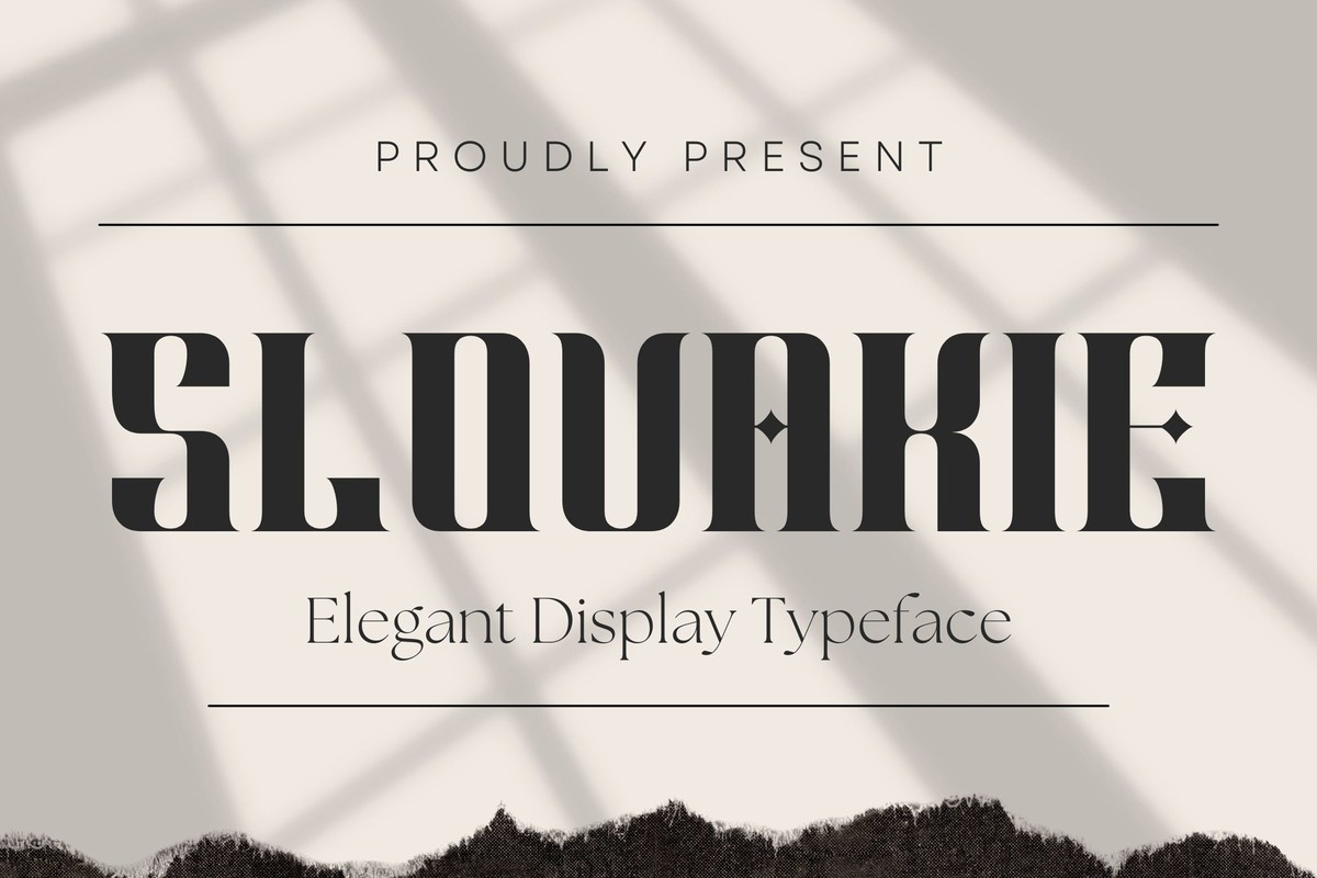Slovakie Regular Font preview