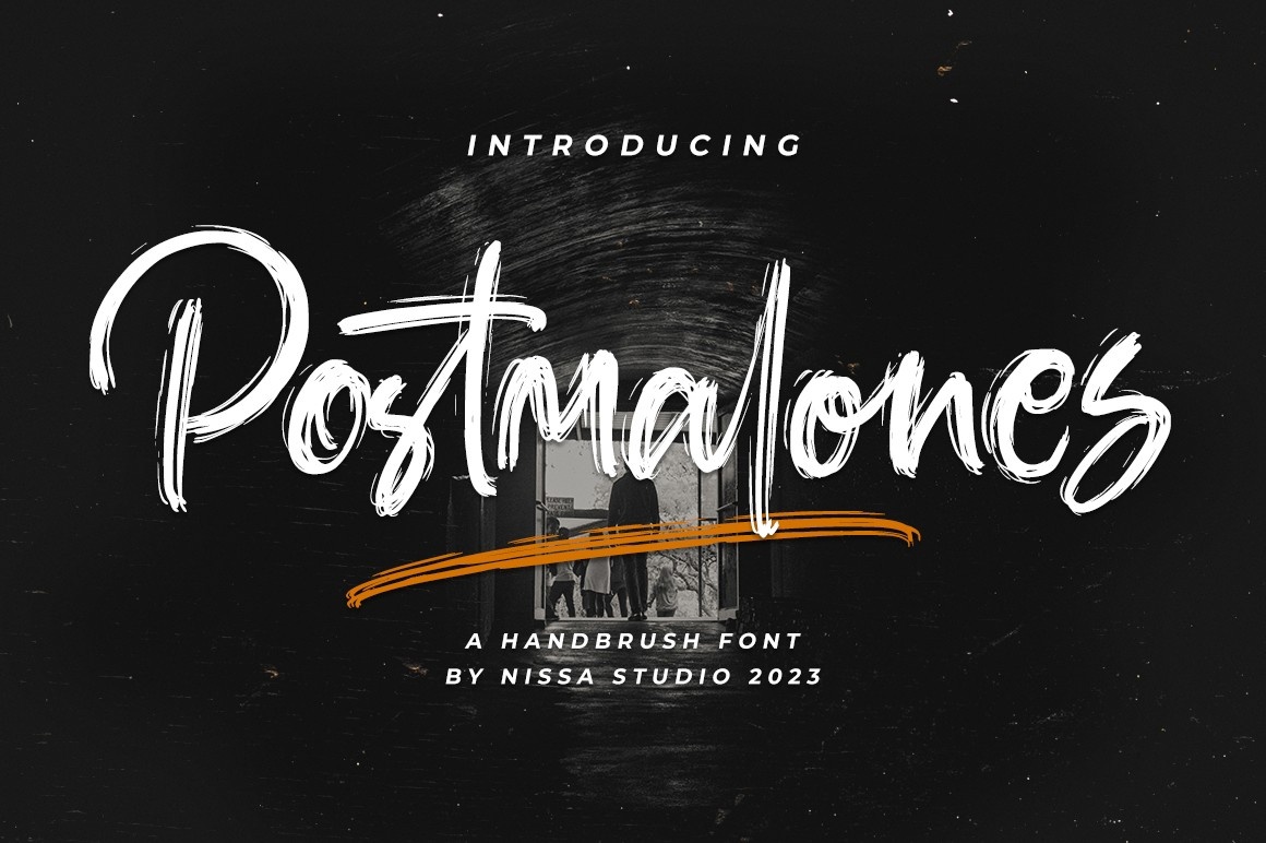Postmalones Swashes Font preview