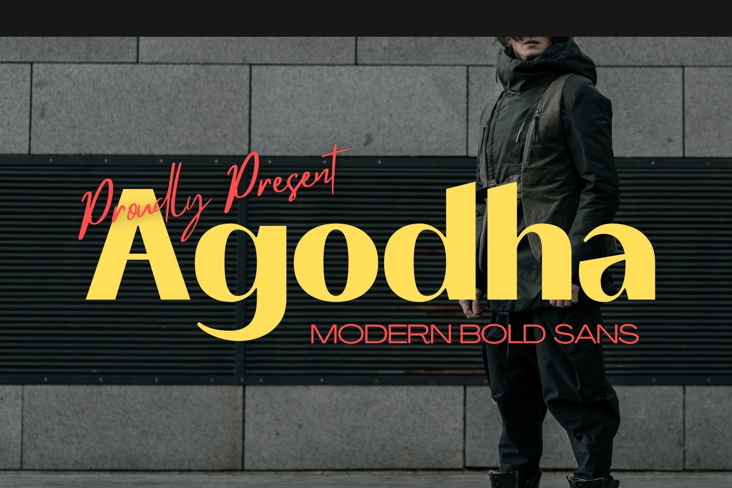 Agodha Font preview