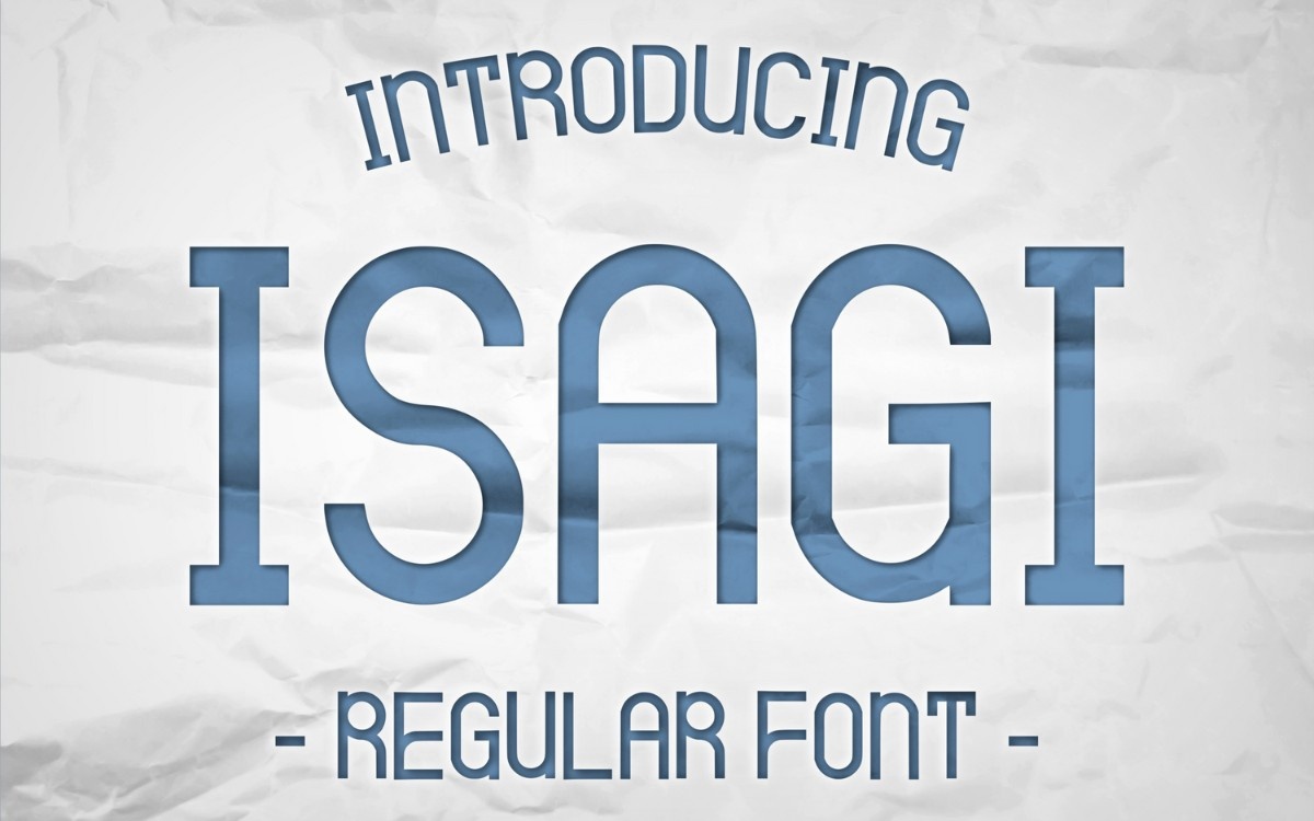 Isagi Regular Font preview