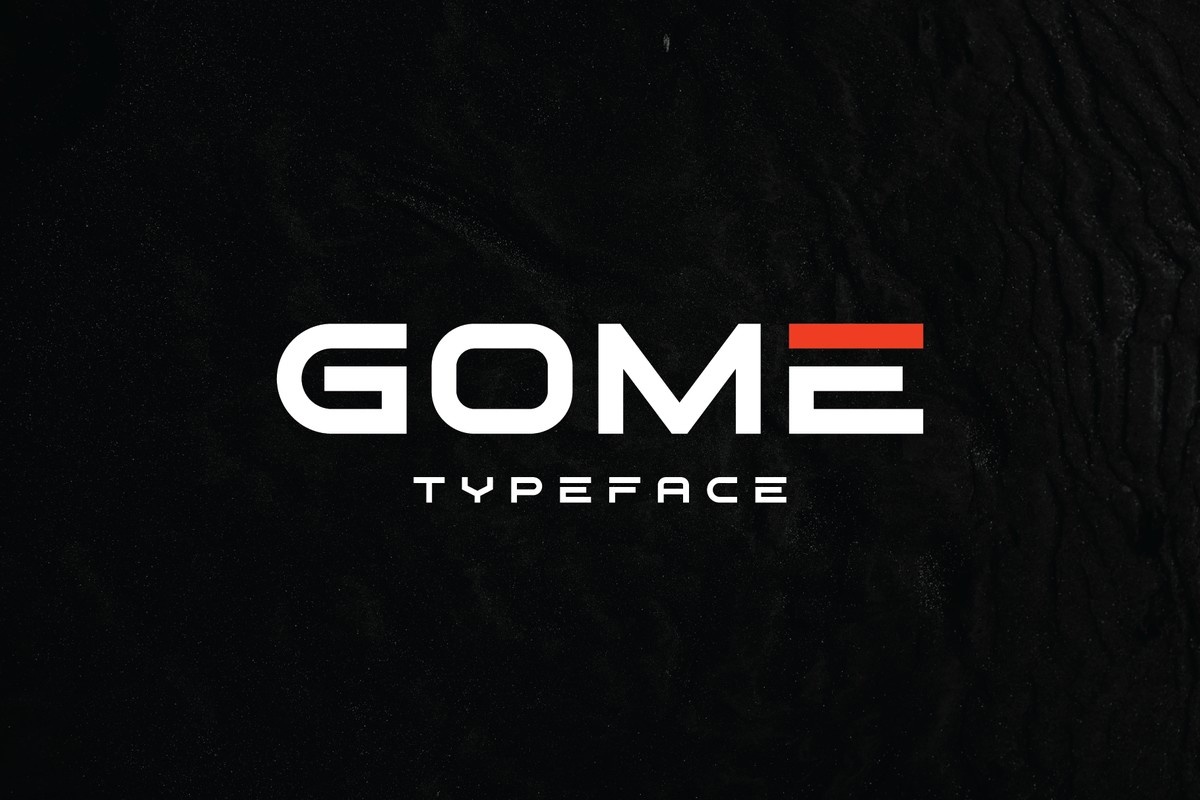 Gome Regular Font preview