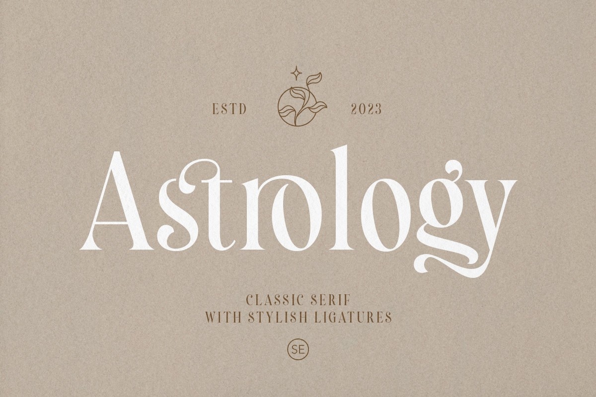 Astrology Regular Font preview