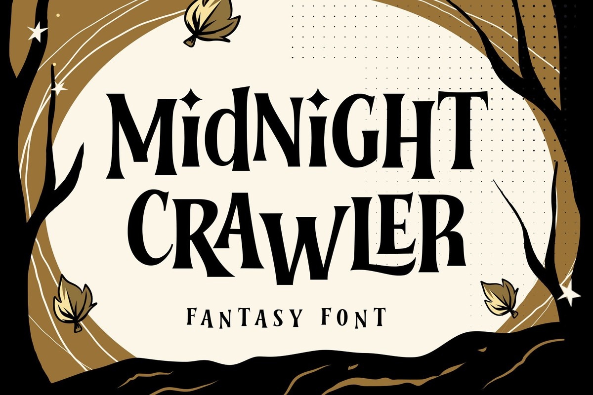 Nightmare Crawler Font preview