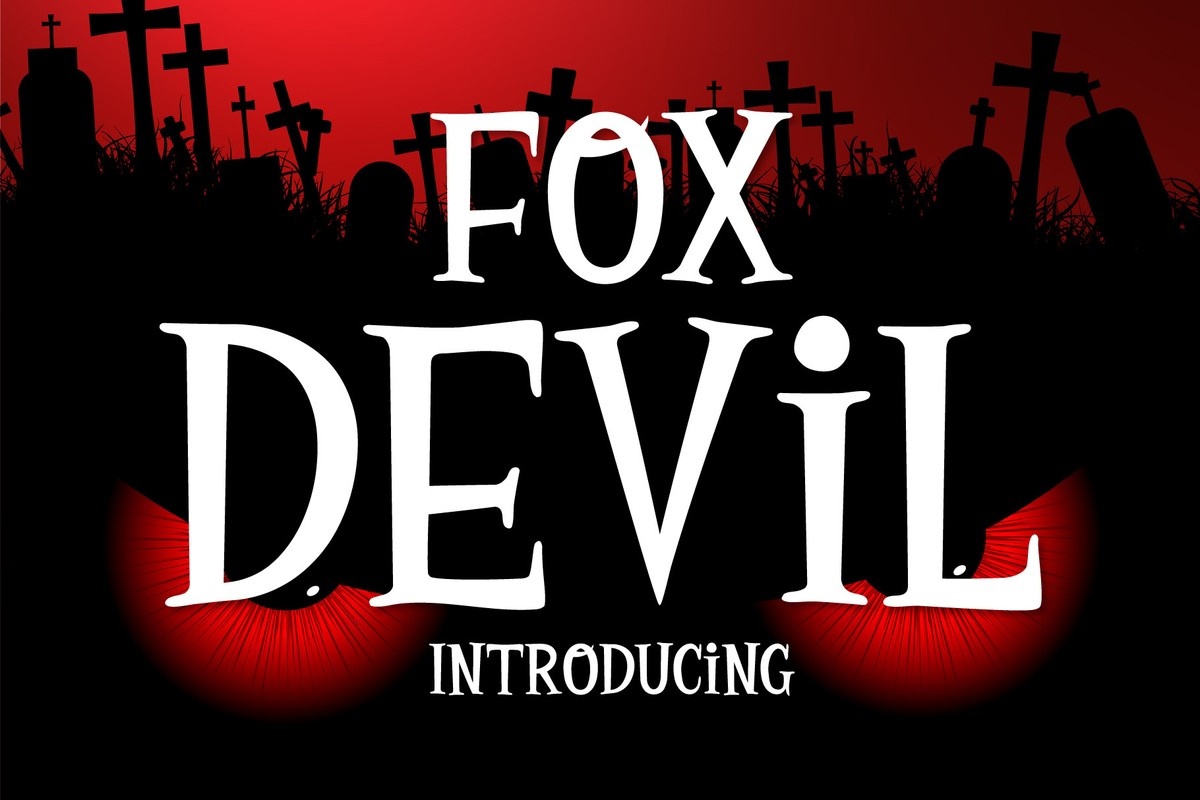 Fox Devil Font preview