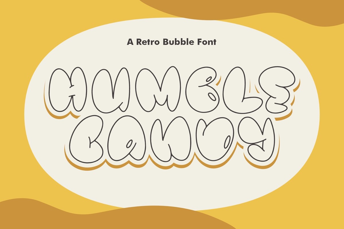 Humble Candy Font preview