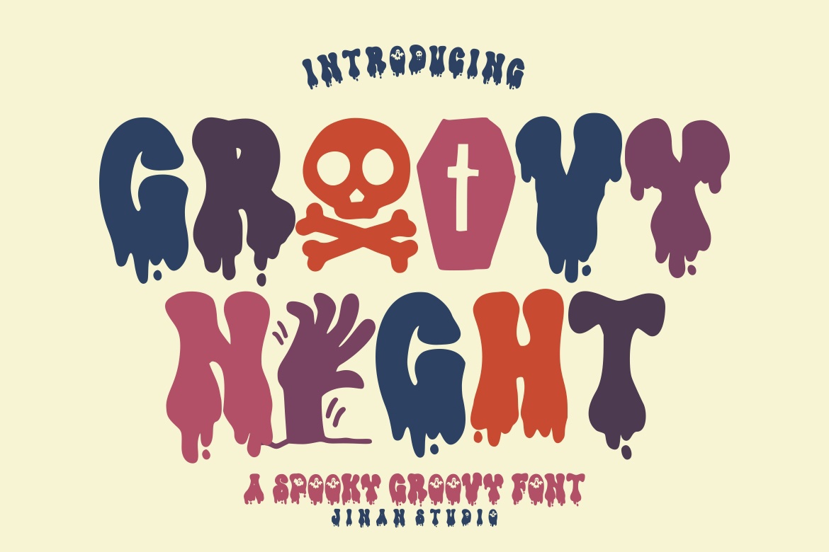 Groovy Night Regular Font preview