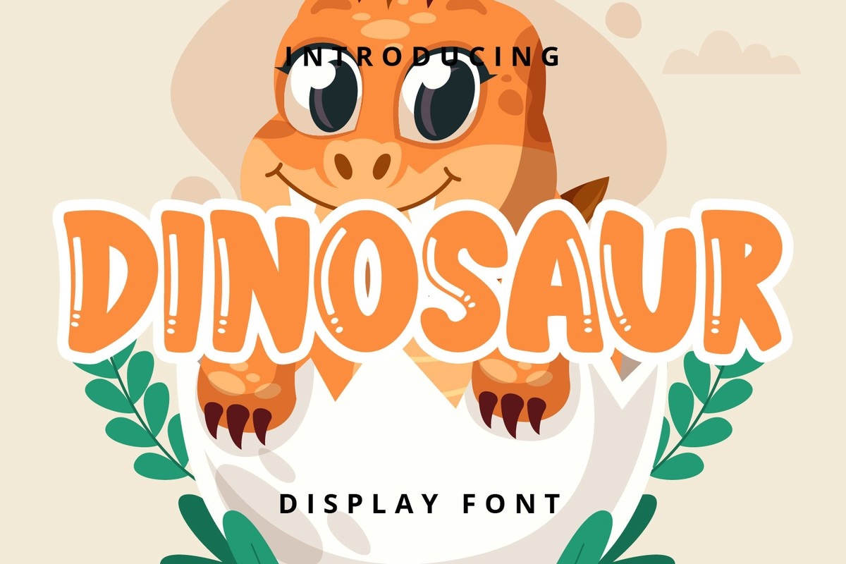 Dinosaur Regular Font preview