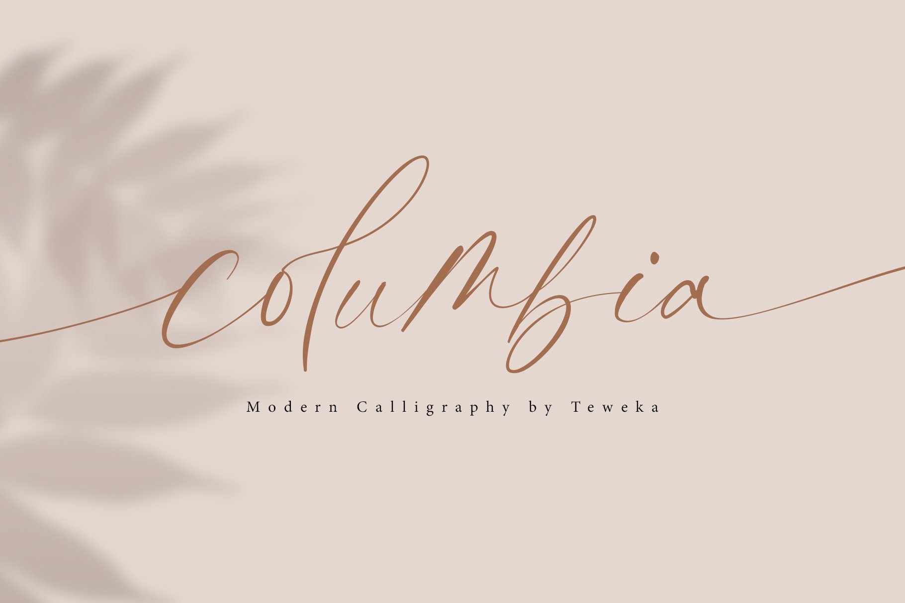 Columbia Font preview