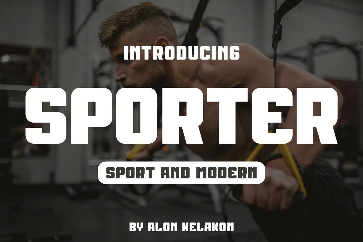Sporter Regular Font preview