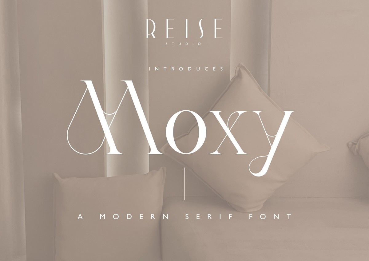 Moxy Font preview