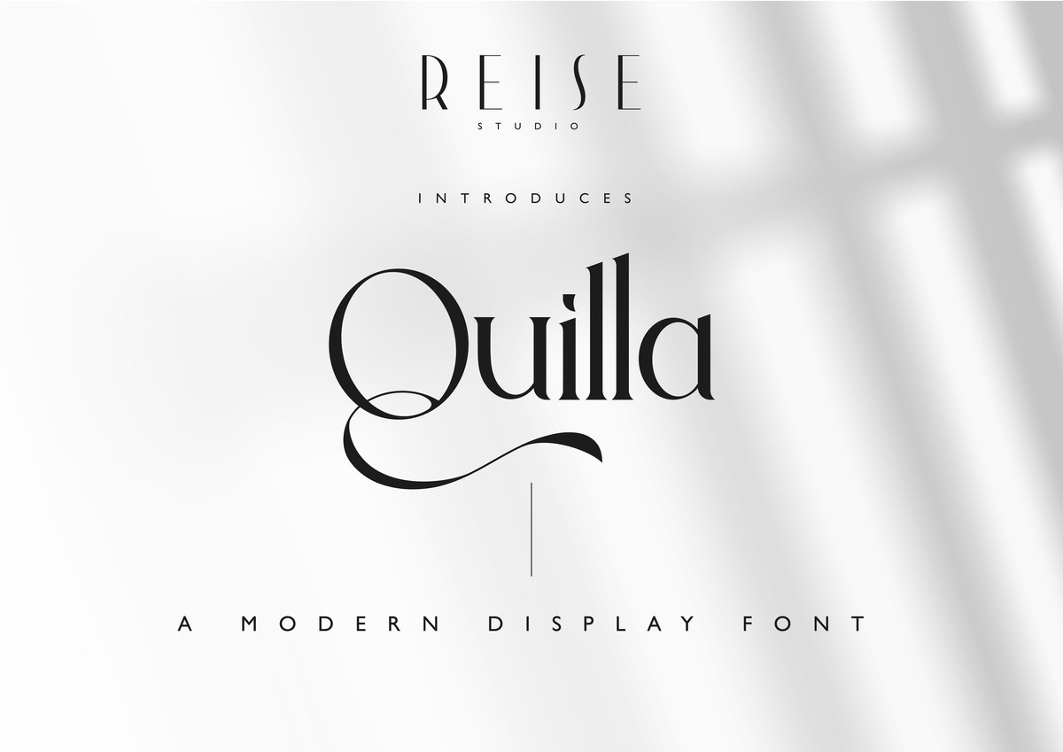 Quilla Regular Font preview