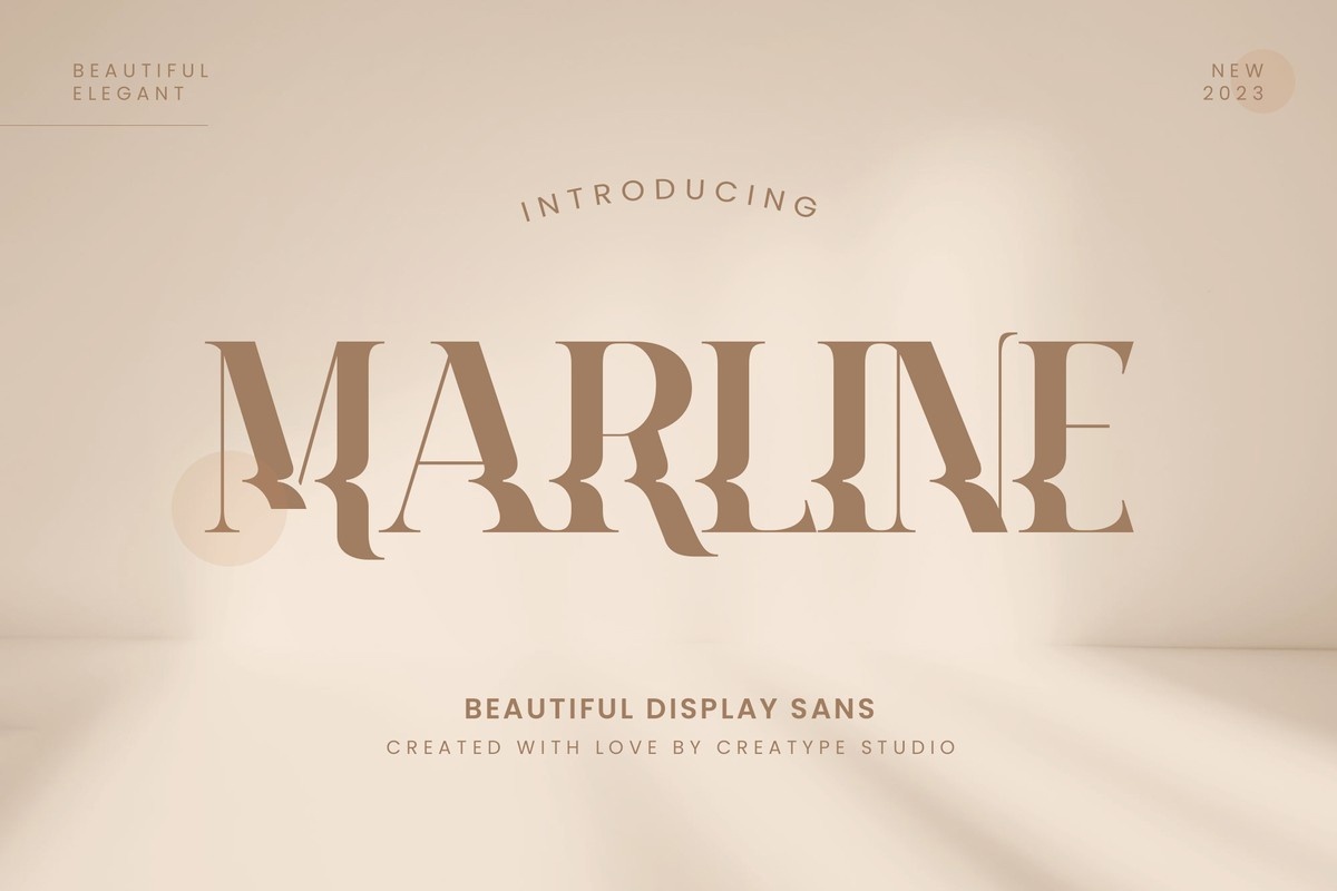 Marline Regular Font preview