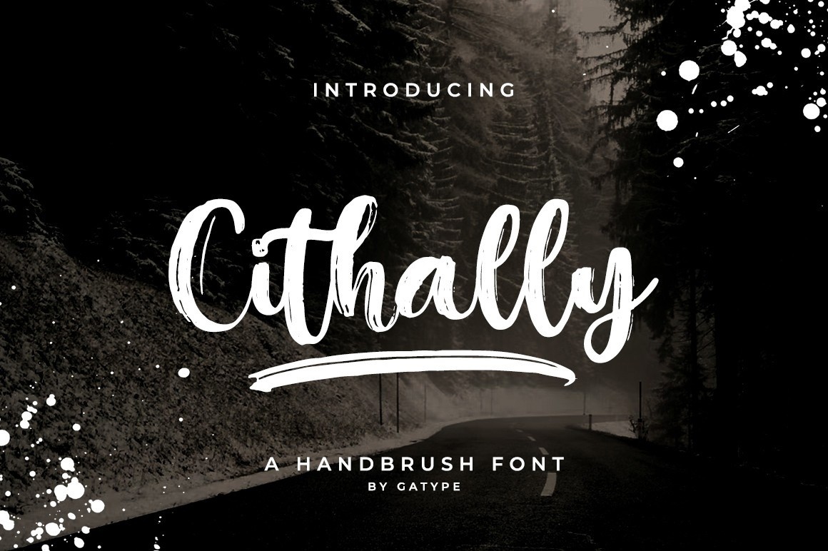 Cithally Font preview