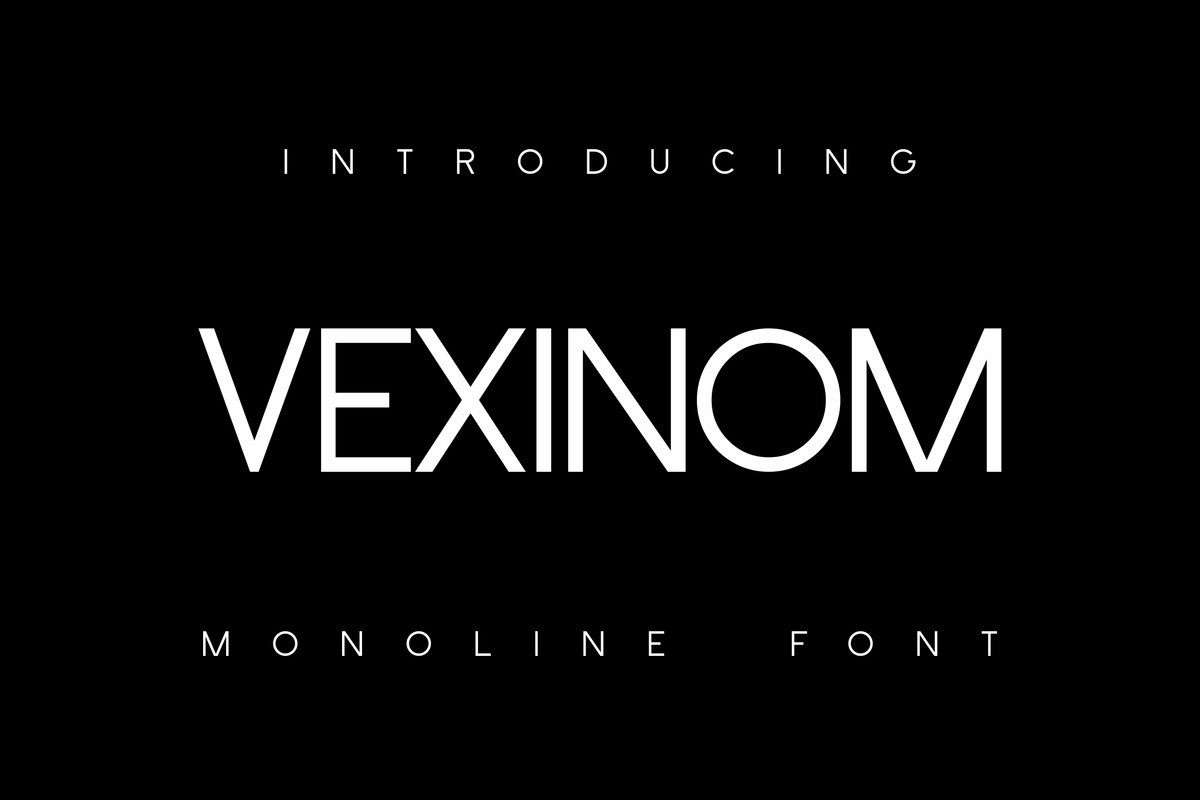 Vexinom Regular Font preview