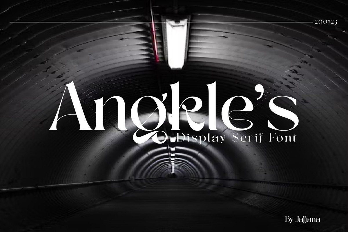 Angkle's Font preview