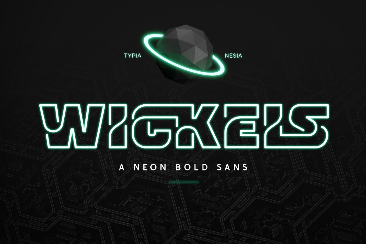 Wickels Font preview