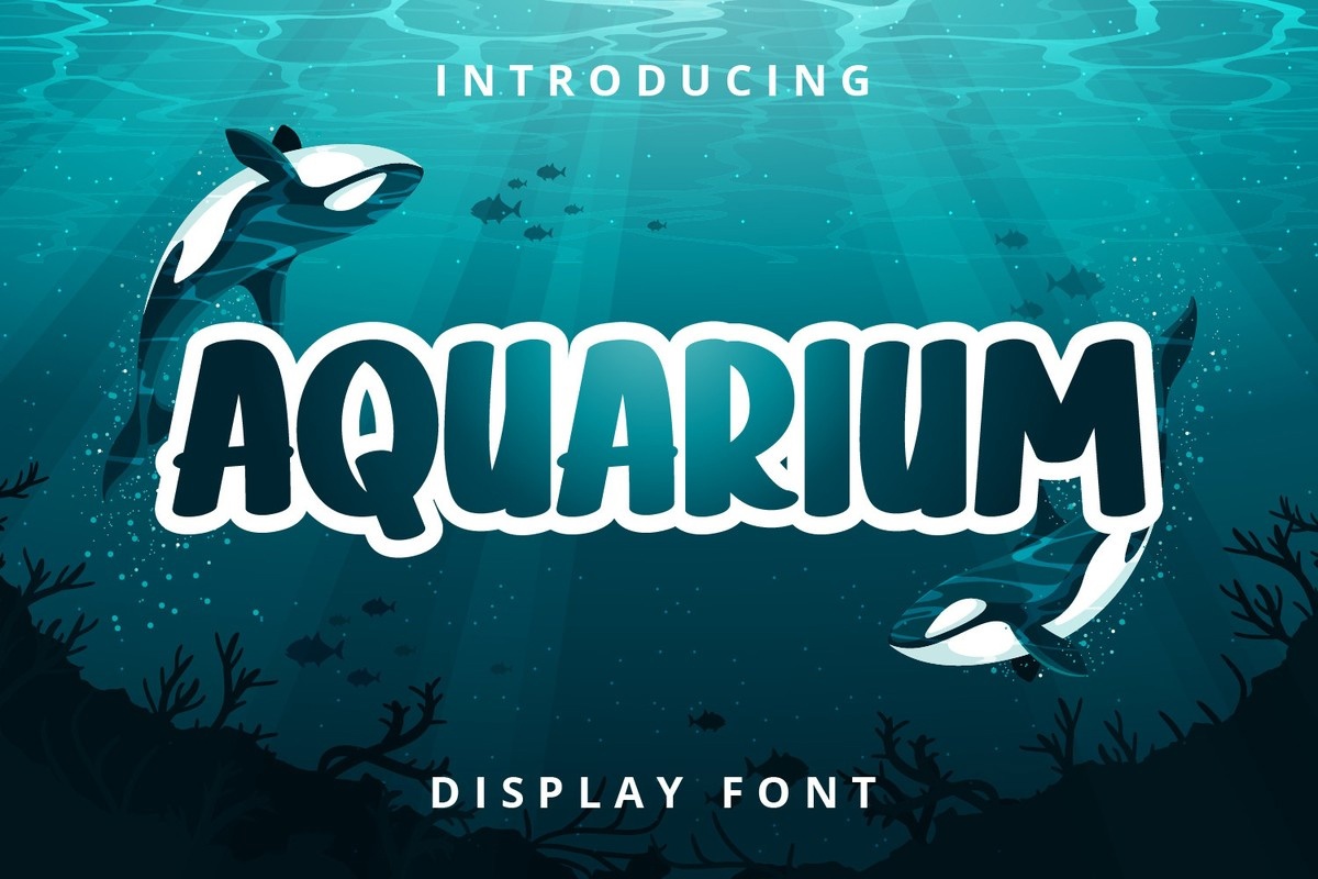 Aquarium Regular Font preview