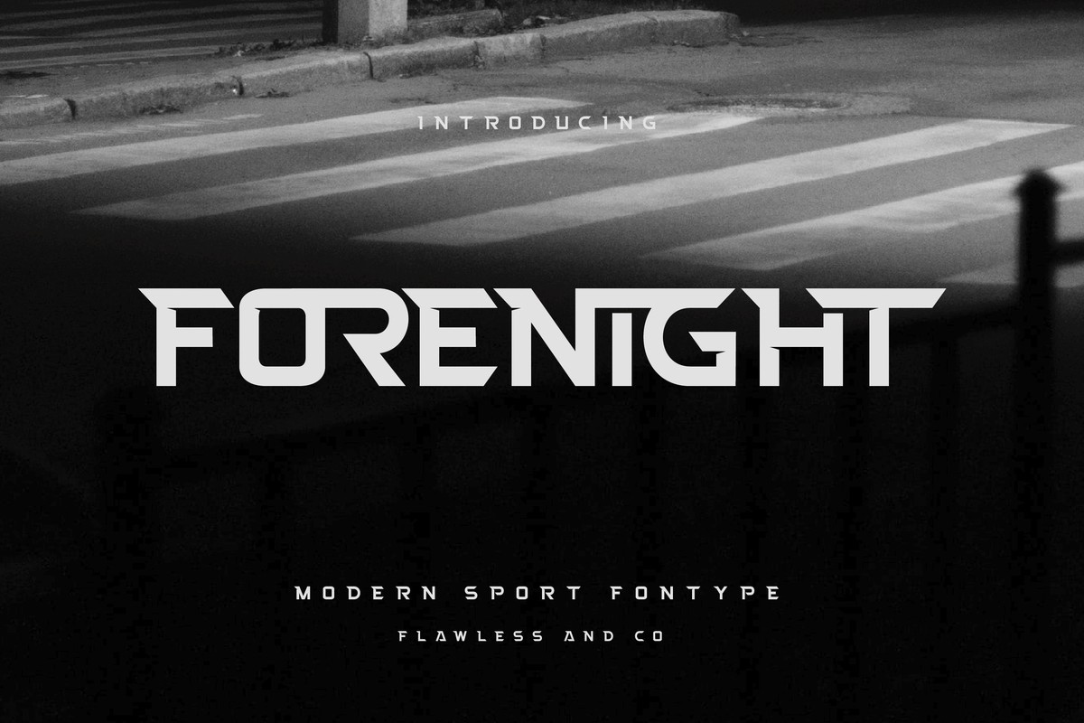 Forenight Font preview