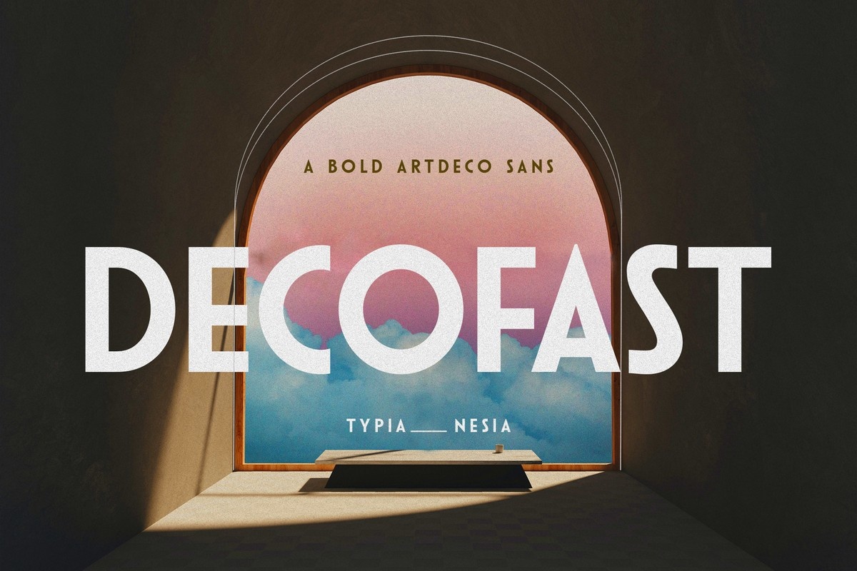 Decofast Font preview