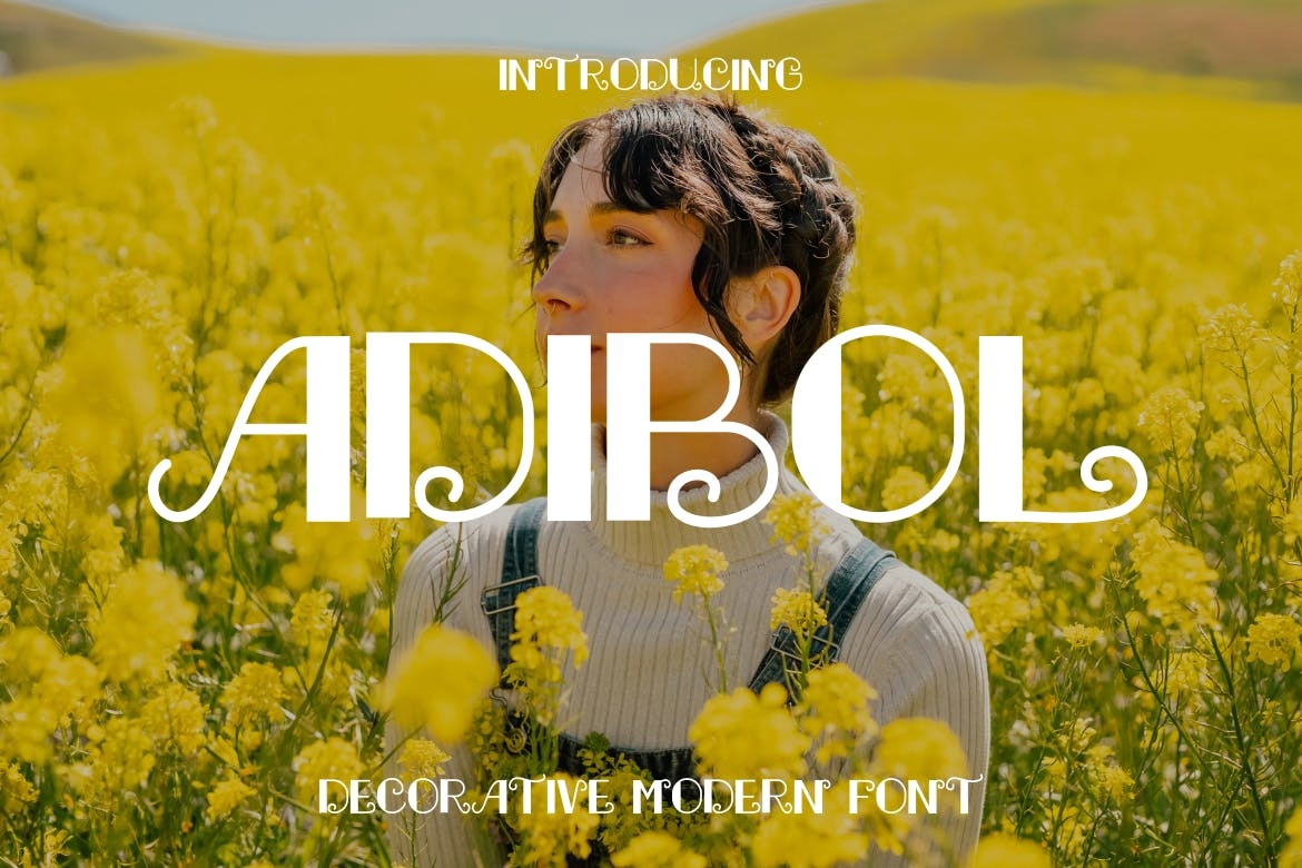 Adibol Font preview