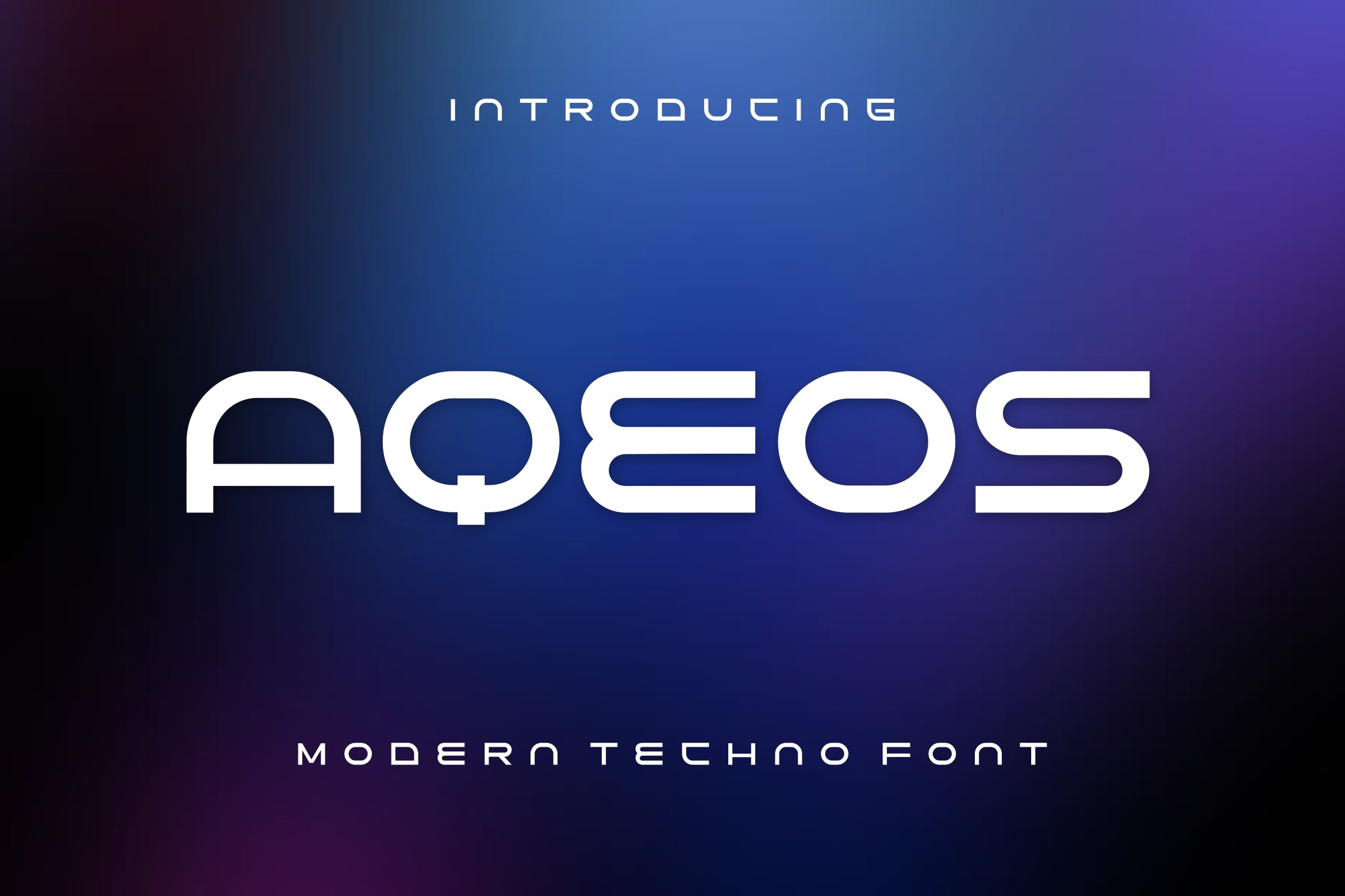 Aqeos Regular Font preview