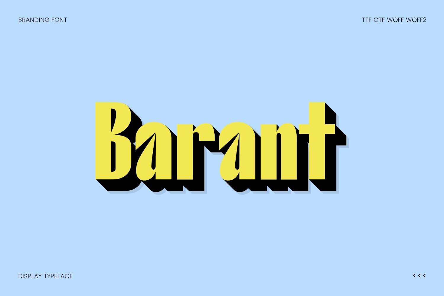 Barant Font preview