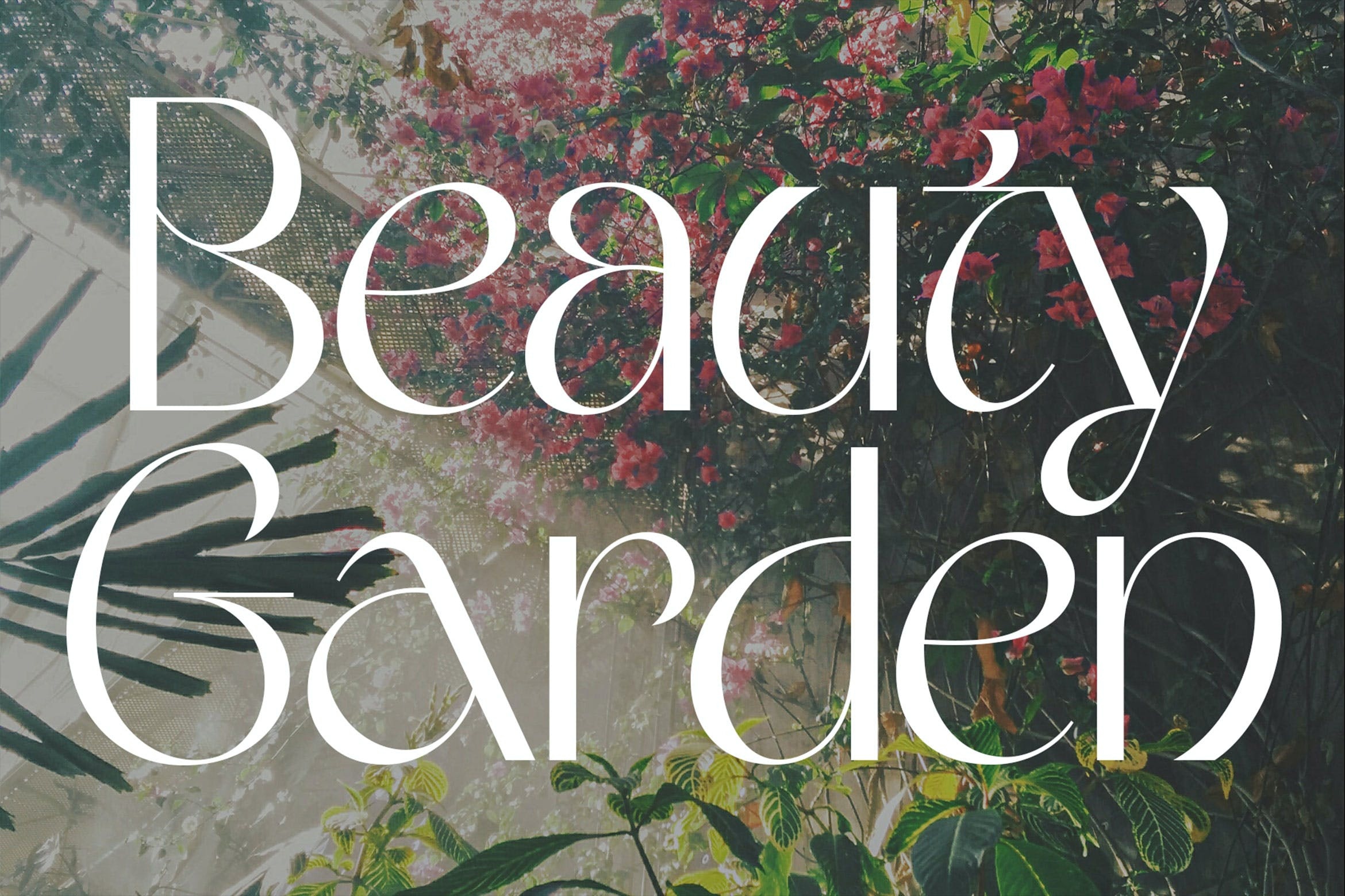 Beauty Garden Font preview