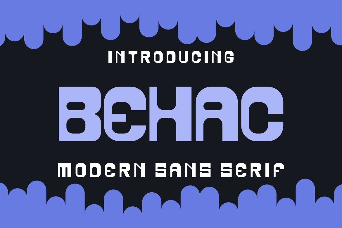 Behac Regular Font preview