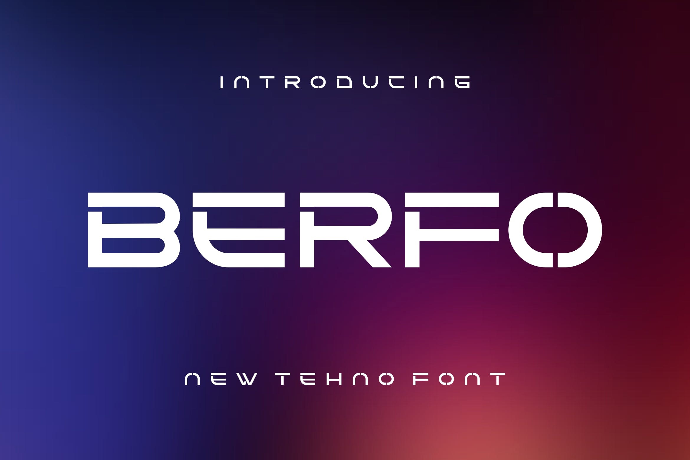 Berfo Font preview