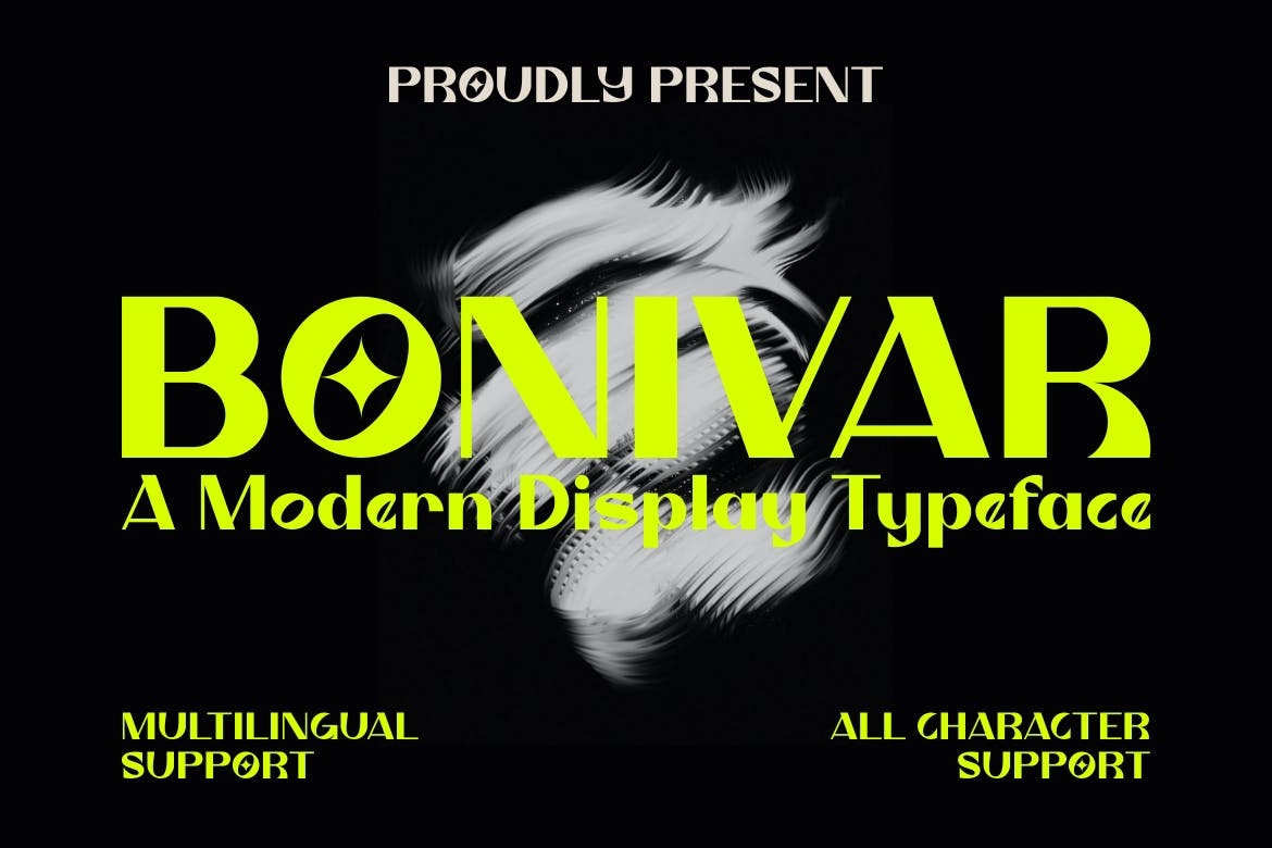 Bonivar Regular Font preview