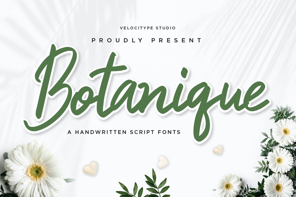 Botanique Font preview