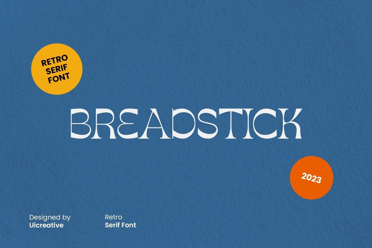 Breadstic Font preview