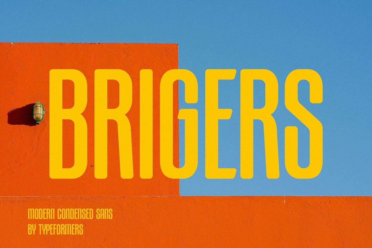 Brigers Font preview