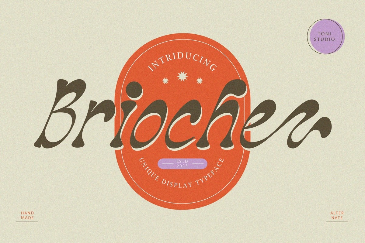 Brioche Font preview