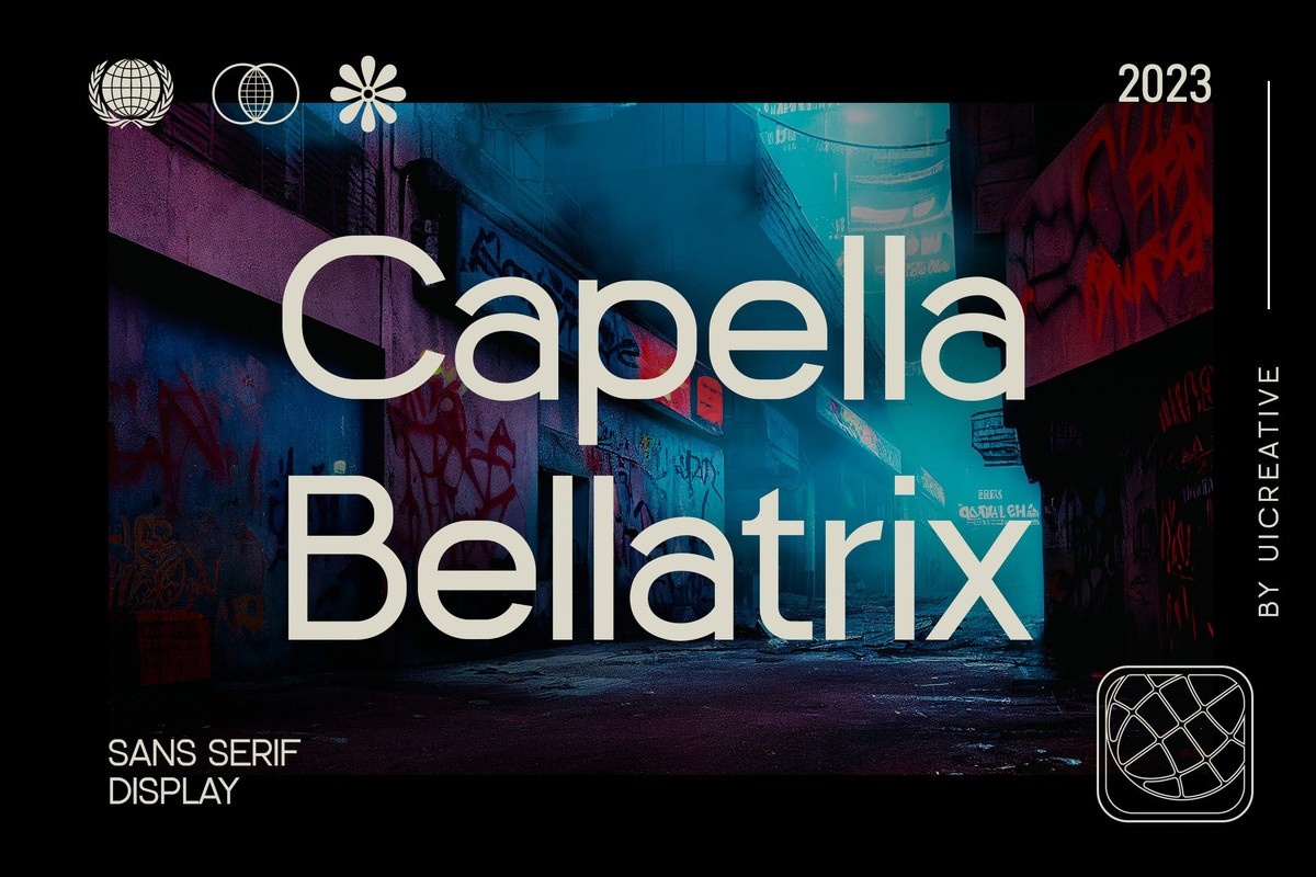 Capella Bellatrix Regular Font preview