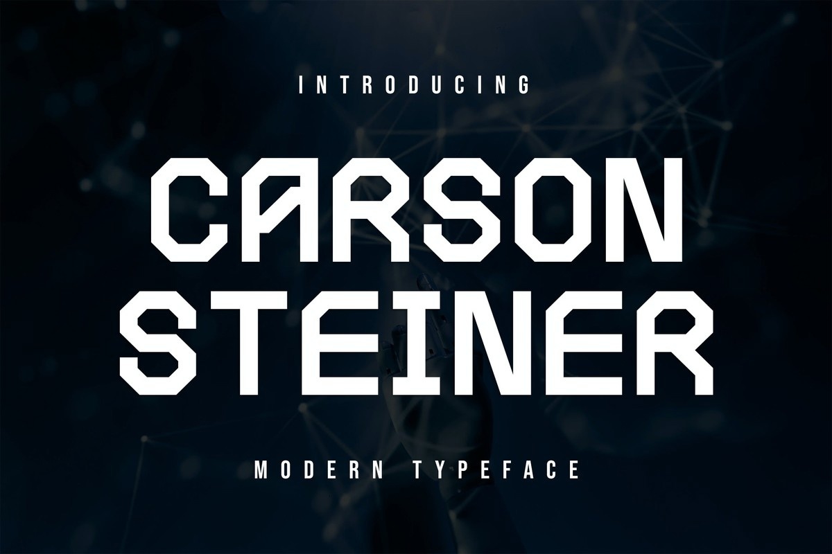 Carson Steiner Font preview