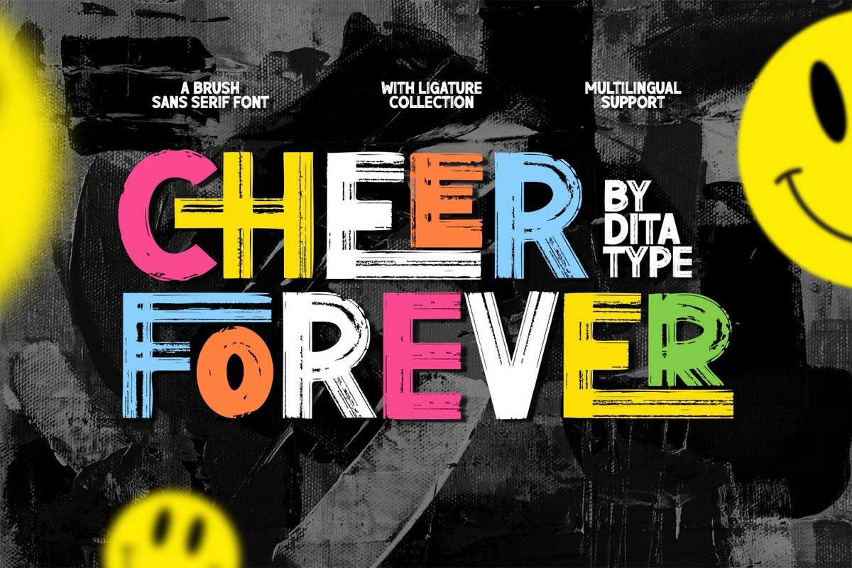 Cheer Forever Regular Font preview