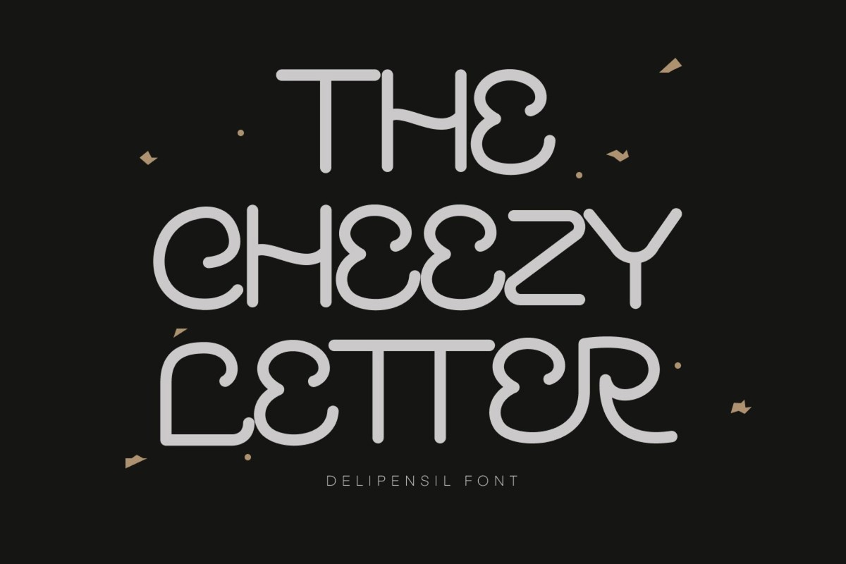 Cheezy Bold Font preview