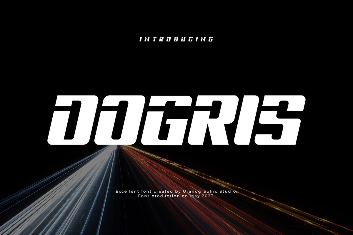 Dogris Regular Font preview