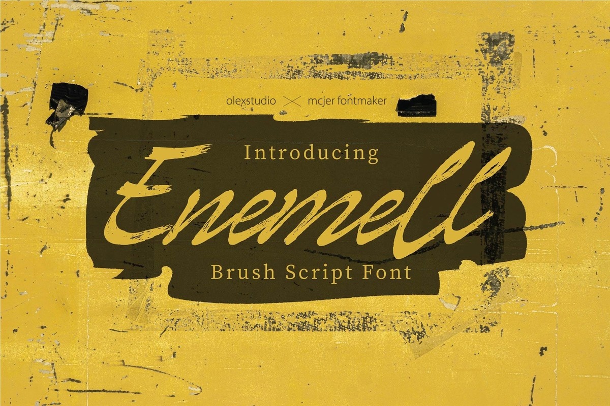 Enemell Font preview