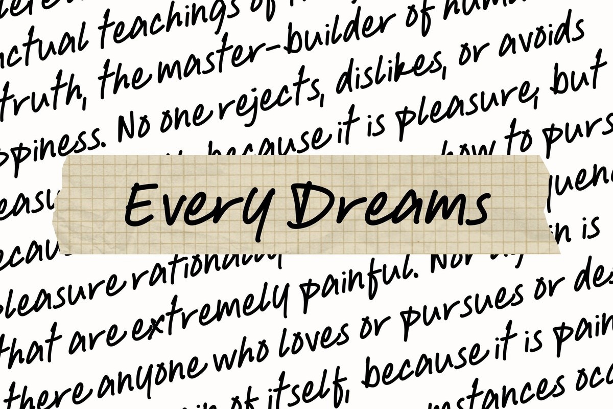Every Dreams Font preview
