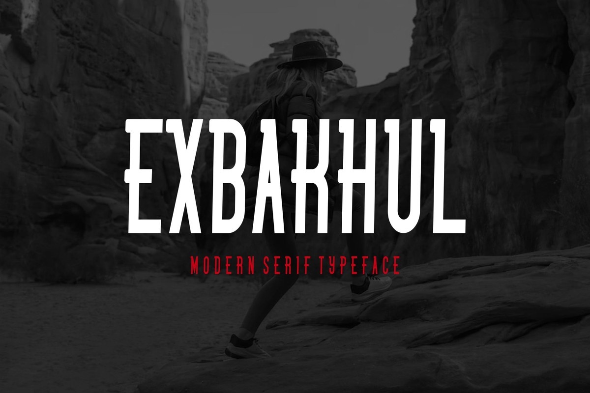 Exbakhul Font preview