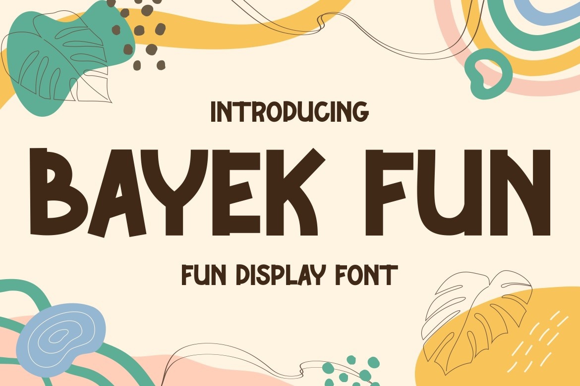 Bayek Fun Regular Font preview